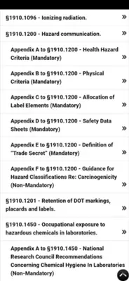 OSHA General Industry android App screenshot 9