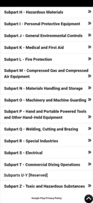 OSHA General Industry android App screenshot 12