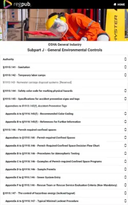 OSHA General Industry android App screenshot 2